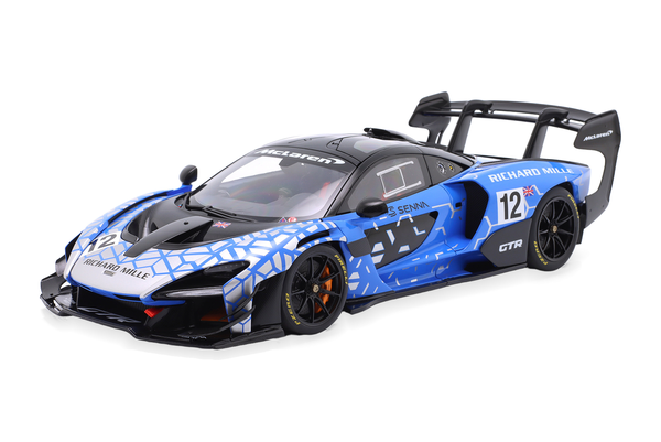 MCLAREN SENNA GTR #12 PRESENTATION CAR 2019 BLUE / BLACK / МАКЛАРЕН СЕННА ГТР ПРЕСЕНТАТИОН АВТОМОБИЛЬ СИНИЙ ЧЕРНЫЙ
