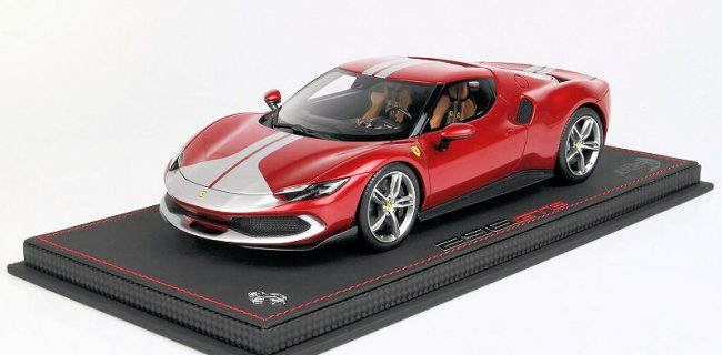 BBR New Ferrari 296 Assetto Fiorano - красный металлик Imola