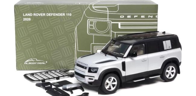Новый цвет почти настоящего Land Rover Defender 110 — Indus Silver