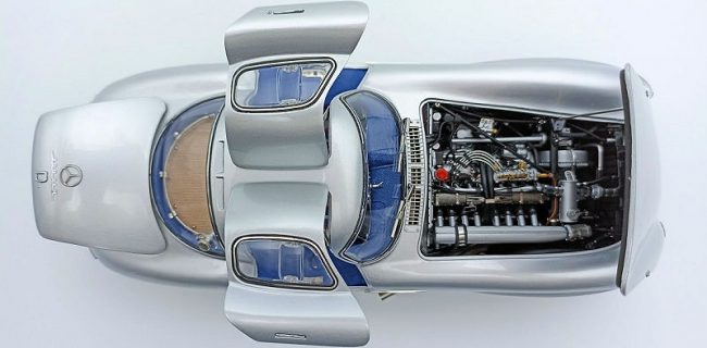 ПЕРВЫЙ ВЗГЛЯД: CMC Mercedes-Benz 300 SLR Coupé — синий салон