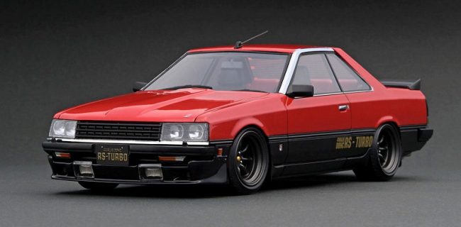 Модель зажигания Nissan Skyline 2000 RS-Turbo (R30) — красный/черный