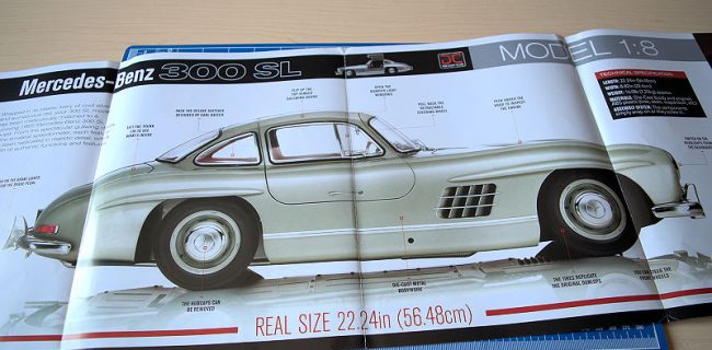 Сборка Eaglemoss: MB 300 SL - Что в коробке?