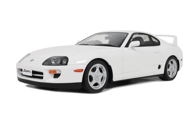 OTTOMOBILE Toyota Supra Mk4 1996 Super White в масштабе 1:12