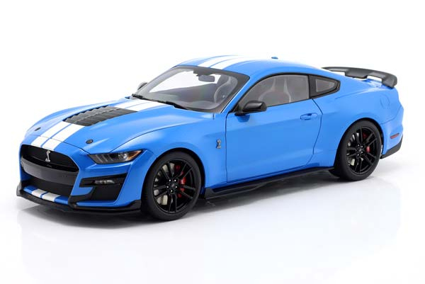 FORD SHELBY MUSTANG GT500 BLUE WHITE
