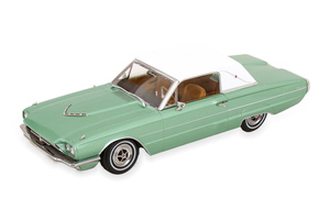 FORD THUNDERBIRD LANDAU COUPE 1966 GREEN METALLIC WHITE