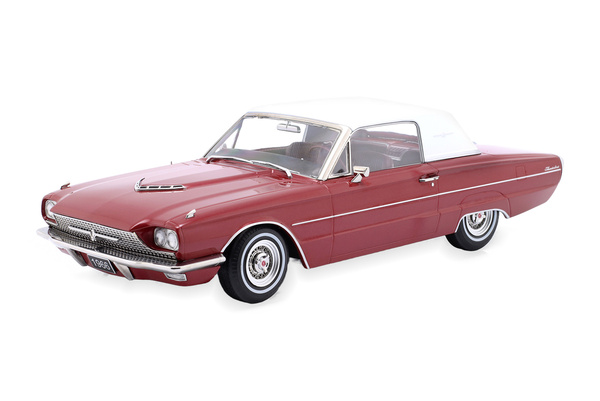 FORD THUNDERBIRD COUPE 1966 RED METALLIC WHITE