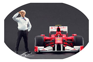 ФИГУРКА КОЛЛЕКЦИОННАЯ BERNIE ECCLESTONE РУЧНАЯ РАБОТА В МАСШТАБЕ 1:18 БЕРНИ ЭККЛСТОУН