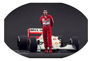 ФИГУРКА КОЛЛЕКЦИОННАЯ AYRTON SENNA MCLAREN РУЧНАЯ РАБОТА В МАСШТАБЕ 1:18 АЭРТОН СЕННА