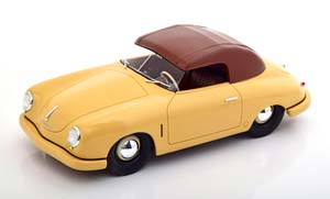 PORSCHE 356 GMÜND CONVERTIBLE CLOSED CREME BROWN