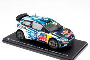 VW POLO R WRC #2 "VOLKSWAGEN MOTORSPORT" LATVALA/ANTTILA WINNER RALLY MEXICO 2016