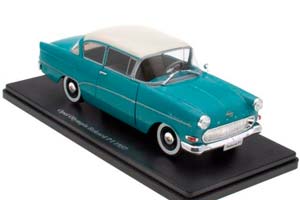 OPEL OLYMPIA REKORD PI 1957 LIGHT BLUE/WHITE