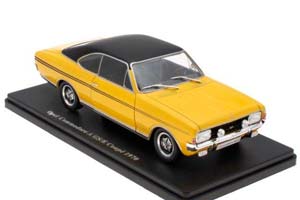 OPEL COMMODORE A GS/E COUPE 1970 YELLOW/BLACK