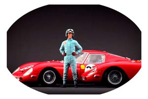 ФИГУРКА КОЛЛЕКЦИОННАЯ JOHN SURTEES РУЧНАЯ РАБОТА В МАСШТАБЕ 1:18 ДЖОН СЕРТИС