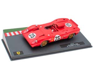 FERRARI 312 P #25 "FERRARI S.P.A. SEFAC" ANDRETTI/AMON 2 МЕСТО 12H SEBRING 1969