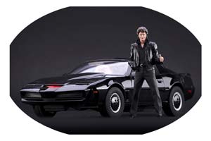 ФИГУРКА КОЛЛЕКЦИОННАЯ KNIGHT RIDER (DAVID HASSILHOFF) РУЧНАЯ РАБОТА В МАСШТАБЕ 1:18 РЫЦАРЬ-НАЕЗДНИК ДЭВИД ХАССЕЛЬХОФФ