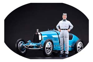 ФИГУРКА КОЛЛЕКЦИОННАЯ LOUIS CHIRON РУЧНАЯ РАБОТА В МАСШТАБЕ 1:18 ЛУИ ШИРОН