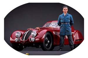 ФИГУРКА КОЛЛЕКЦИОННАЯ ENZO ANSELMO GUISEPPE MARIA FERRARI РУЧНАЯ РАБОТА В МАСШТАБЕ 1:18 ЭНЦО АНСЕЛМО ДЖУЗЕППЕ МАРИЯ ФЕРРАРИ