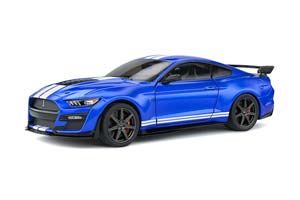 FORD MUSTANG SHELBY GT 500 FAST TRACK 2020 BLUE METALLIC/WHITE