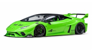 LAMBORGHINI HURACAN GT LB SILHOUETTE WORKS 2019 GREEN METALLIC BLACK