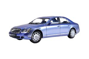 MAYBACH 57 2002 LIGHT BLUE/BLUE METALLIC