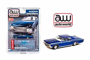 CHEVROLET IMPALA SS HARD TOP 1970 СИНИЙ (ДЛИНА МОДЕЛИ 6-10 СМ)