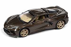 CHEVROLET CORVETTE C8 2020 ZEUS BRONZE (КОРИЧНЕВЫЙ МЕТАЛЛИК) (ДЛИНА МОДЕЛИ 6-10 СМ)
