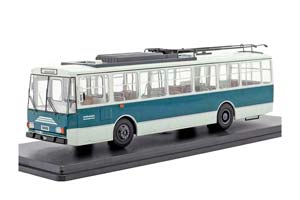 SKODA 14TR ТРОЛЛЕЙБУС EBERSWALDE 1981 СИНИЙ С БЕЛЫМ