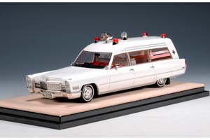CADILLAC MILLER-METEOR AMBULANCE 1968 WHITE