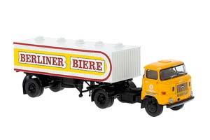 IFA W50 ПИВНАЯ ЦИСТЕРНА BERLINER BIERE 1965 ЖЕЛТЫЙ С БЕЛЫМ