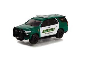 CHEVROLET TAHOE POLICE PURSUIT VEHICLE ESCAMBIA COUNTY SHERIFF PENSACOLA FLORIDA 2021 (ДЛИНА МОДЕЛИ 6-10 СМ)