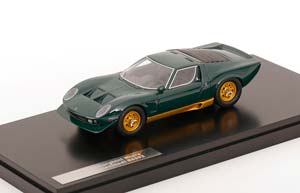 LAMBORGHINI MIURA P400S MILLECHIODI 1969 DARK GREEN/GOLDEN