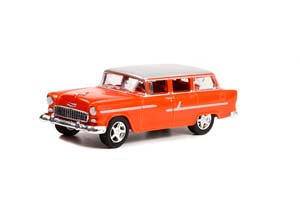 CHEVROLET HANDYMAN CUSTOM WAGON (LOT #1285) 1955 CUSTOM METALLIC ORANGE (ДЛИНА МОДЕЛИ 6-10 СМ)
