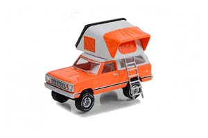 DODGE RAMCHARGER SE 4Х4 С ПАЛАТКОЙ 1977 (ДЛИНА МОДЕЛИ 6-10 СМ)