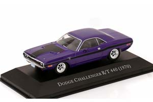 DODGE CHALLENGER R T 440 1970 PURPLE BLACK