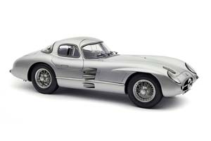 MERCEDES 300 SLR COUPÉ BLUE 1955 SILVER (BLUE INTERIOR) / МЕРСЕДЕС СЛР УЛЕНХАУТ СЕРЕБРИСТЫЙ