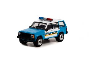 JEEP CHEROKEE 4Х4 SAN PEDRO POLICE 1995 (ИЗ К/Ф УГНАТЬ ЗА 60 СЕКУНД) (ДЛИНА МОДЕЛИ 6-10 СМ)
