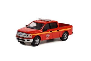 FORD F-150 SUPERCREW ПИКАП SEATTLE FIRE DEPARTMENT 2018 (ИЗ Т/C ПОЖАРНАЯ ЧАСТЬ 19) (ДЛИНА МОДЕЛИ 6-10 СМ)