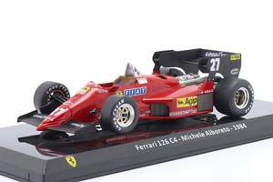 FERRARI 126C4 #27 MICHELE ALBORETO 1984