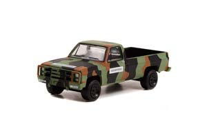 CHEVROLET M1008 CUCV ПИКАП U.S. ARMY MILITARY POLICE 1985  CAMOUFLAGE (ДЛИНА МОДЕЛИ 6-10 СМ)