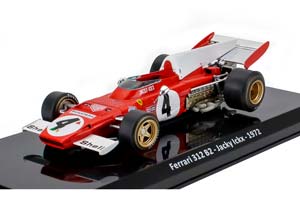 FERRARI F1 312B2 №4 SEASON 1972 JACKY ICKX RED/WHITE