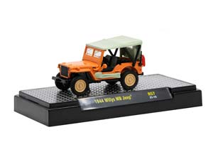 JEEP WILLYS MB 1944 ORANGE/BEIGE CANVAS TOP  / JEEP WILLYS MB 1944 ОРАНЖЕВЫЙ/БЕЖЕВЫЙ ХОЛСТ ВЕРХ (ДЛИНА МОДЕЛИ 6-10 СМ)