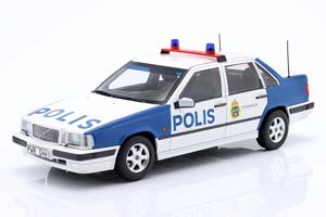 VOLVO 850 POLIS SWEDEN 1993 WHITE BLUE