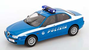 ALFA ROMEO 156 POLIZIA 1998 BLUE WHITE