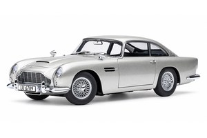 ASTON MARTIN DB5 FROM THE MOVIE JAMES BOND GOLDFINGER SILVER