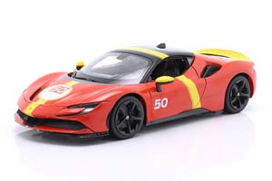 FERRARI SF90 STRADALE NO 50 ASSETTO FIORANO 2020 RED YELLOW BLACK