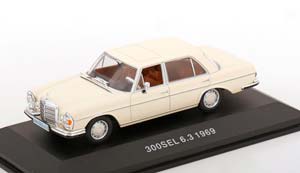 MERCEDES 300 SEL 6.3 W108 1969 CREME-WHITE