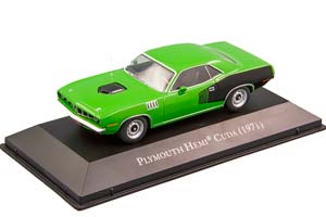 PLYMOUTH HEMI "CUDA" 1971 GREEN