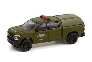 CHEVROLET SILVERADO LT TRAIL BOSS Z71 POLICE WITH CAMPER 2021 (ДЛИНА МОДЕЛИ 6-10 СМ)