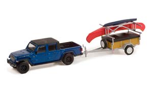 JEEP GLADIATOR TEXAS TRAIL LIMITED EDITION С ПРИЦЕПОМ КАНОЭ И КАЯК 2021 (ДЛИНА ПРИМЕРНО 15 СМ)