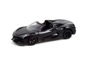 CHEVROLET CORVETTE C8 CONVERTIBLE (LOT #3003) 2020 BLACK / CHEVROLET CORVETTE C8 КАБРИОЛЕТ (ЛОТ NO3003) 2020 ЧЕРНЫЙ (ДЛИНА МОДЕЛИ 6-10 СМ)